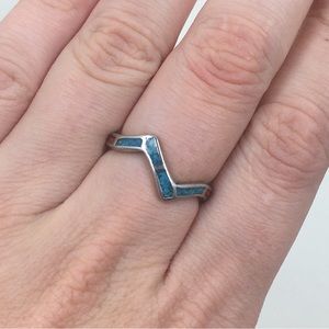 SOLD Crushed turquoise Ring!